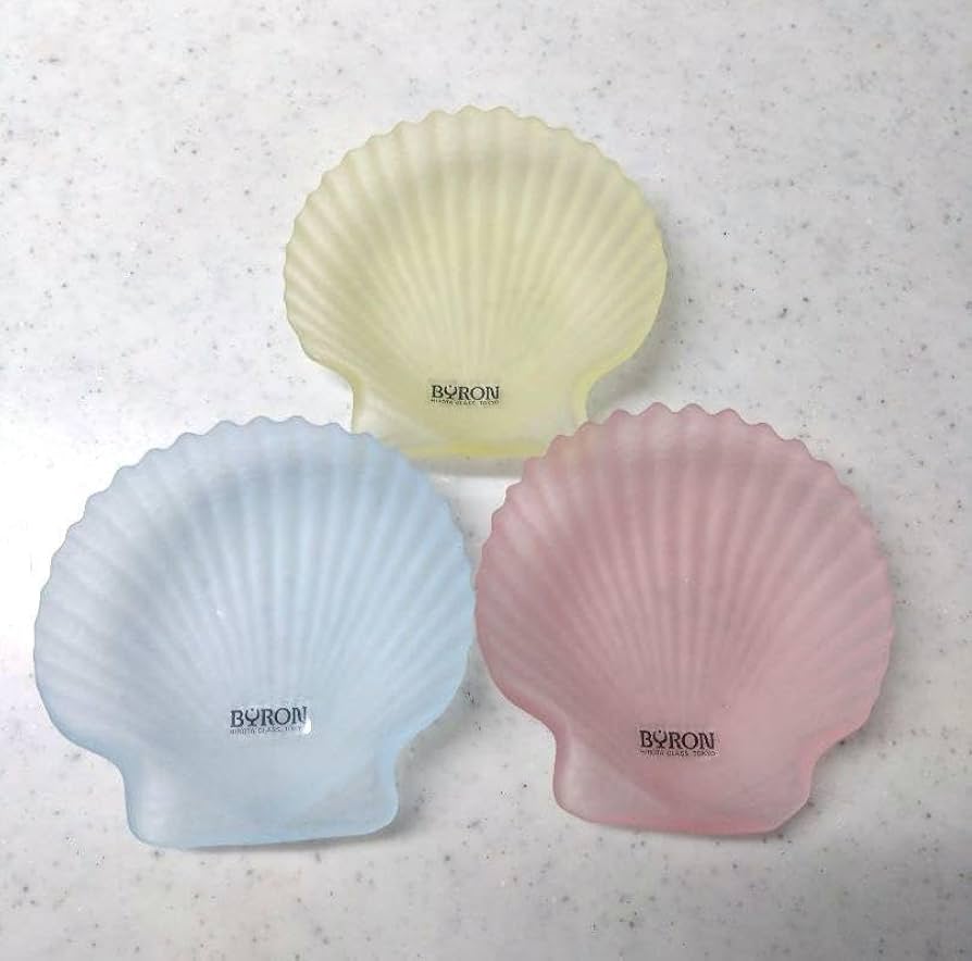 シェル型のお皿セット 廣田ガラス Amazon.co.jp: BYRON 廣田硝子 シェル型 皿 3枚セット : おもちゃ