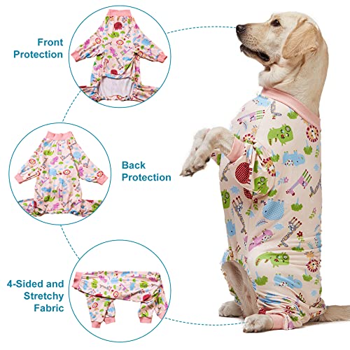 LovinPet Large Dog Pajamas, Pajamas for Large Dogs Slim Fit, Lightweight Pullover Dog Pj's, Full Coverage - Image 3
