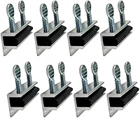 Vista 20 de QCAA Cerradura de seguridad para ventana deslizante con forro de vinilo, cerradura a prueba de niños, aluminio, blanco, paquete de 4, fabricado