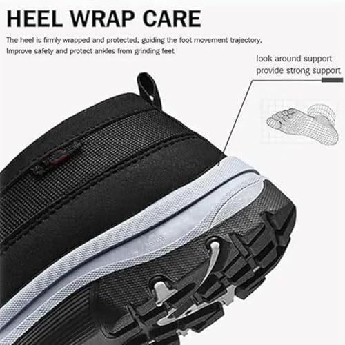 Orthowalkway Mens Shoes, Men's Arch Support Slip-on Canvas Loafers, Outdoor Casual Non Slip Orthopedic Sneakers4