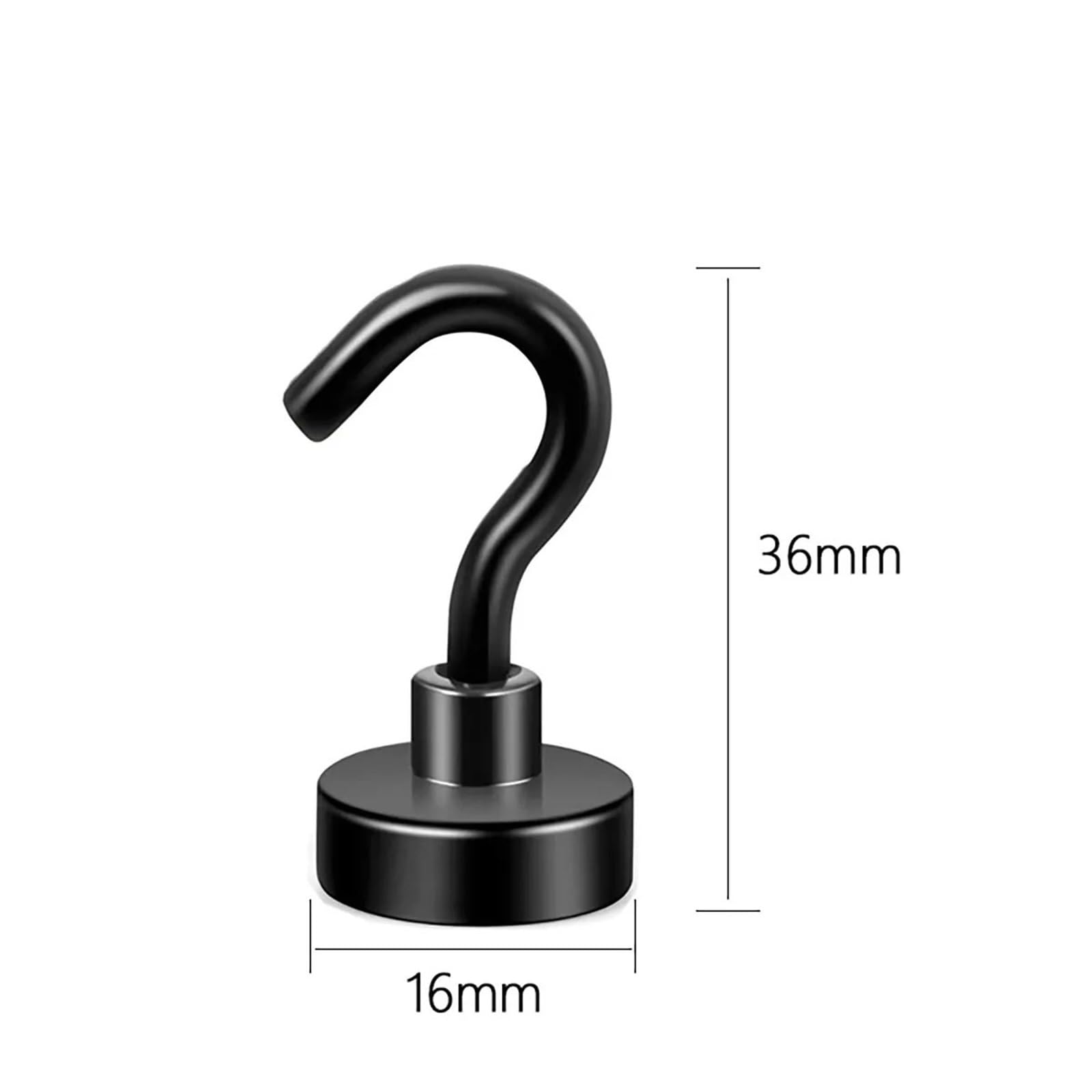 6 uds ganchos magnéticos soporte de pared sin perforaciones for colgar
