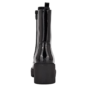 ショートブーツ・ブーティ CAREL FW25 Black leather Start ankle boots (START BLACK) Women's Fatale High Heel Zip-Up Boot In Black & Gold - Thursday