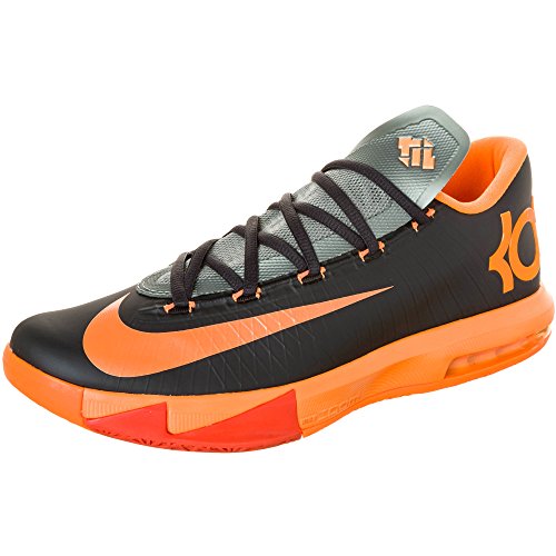 Nike KD VI (Neutral) Anthracite/Total Orange-Team Orange-Mica Green (13)