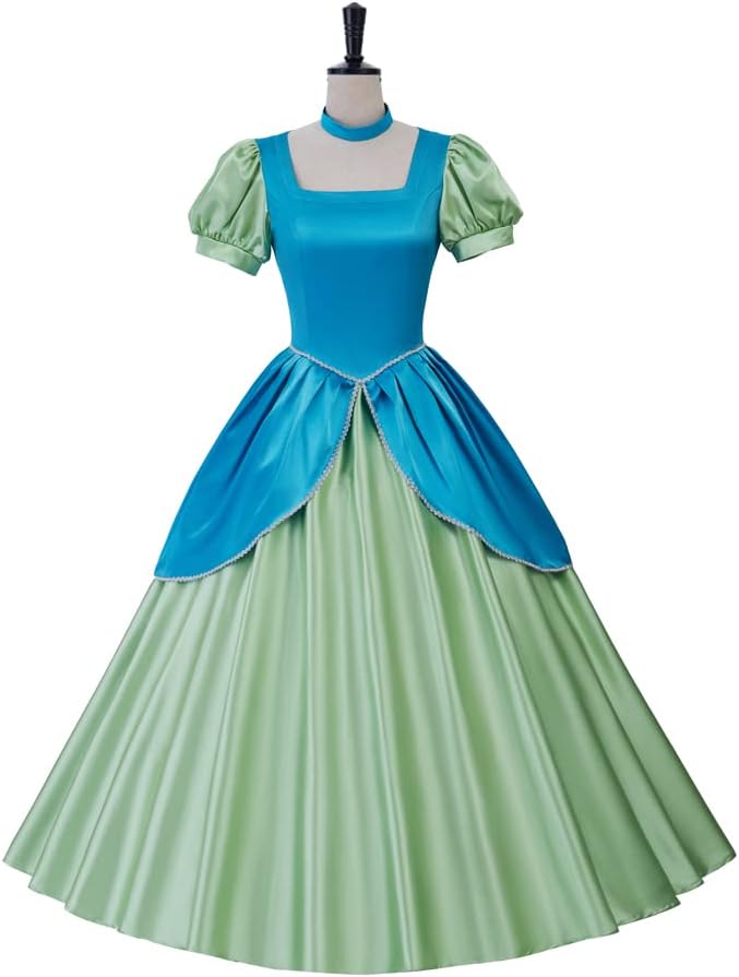 Princess Dress Adult Evil Step Sister Dress Cosplay Costume Fancy Ball Gown Court Dress for Women
