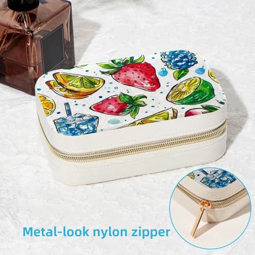 Boîte à bijoux de rangement portable avec compartiments modulaires