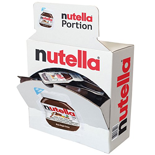 Ferrero Nutella Portionspackungen 40 x 15 g Nuss-Nougat-Creme Brotaufstrich Spenderbox für Frühstück Buffet und unterwegs