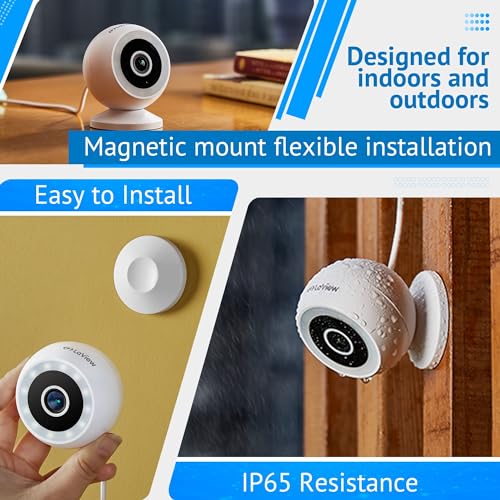 Image of LaView 8MP 4K Security Cameras Outdoor Indoor Wired,IP65, Starlight Sensor & 100 Ft Night Vision,Motion /Person Detection,2-Way Audio /Spotlight,US Cloud,iOS & Android & Web Access