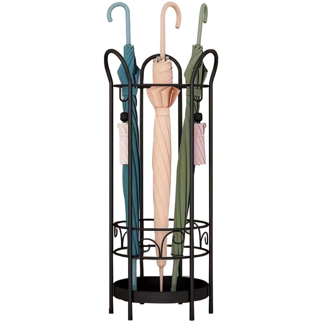 SBJKLYRN umbrella stand, Household Hollow, Hotel Commercial, No Installation Required(Black)