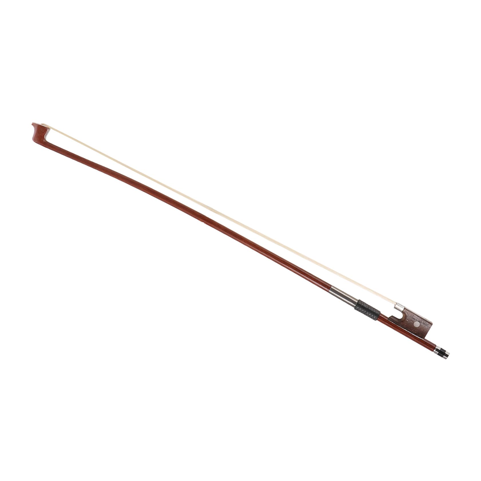 Vaguelly Violin Bow Red Sandalwood with Hair Musical Instrument Accessory for Young Players Produces Excellent Tone Music Lovers