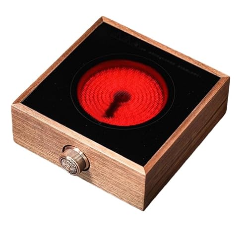 VEKAZ電気セラミックストーブ、ティーケトル、110V、コーヒーと紅茶の抽出用、ポータブルストーブ、温度制御、無垢材、お気に入りのお茶を淹れるために (単炉ロータリー式)