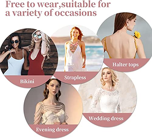 Ultra-Thin Push Up Nipple Covers Breast Lift Tape Solid Silicone Pasties Petals Strapless Adhesive Bras For Women Light Beige #TOP6