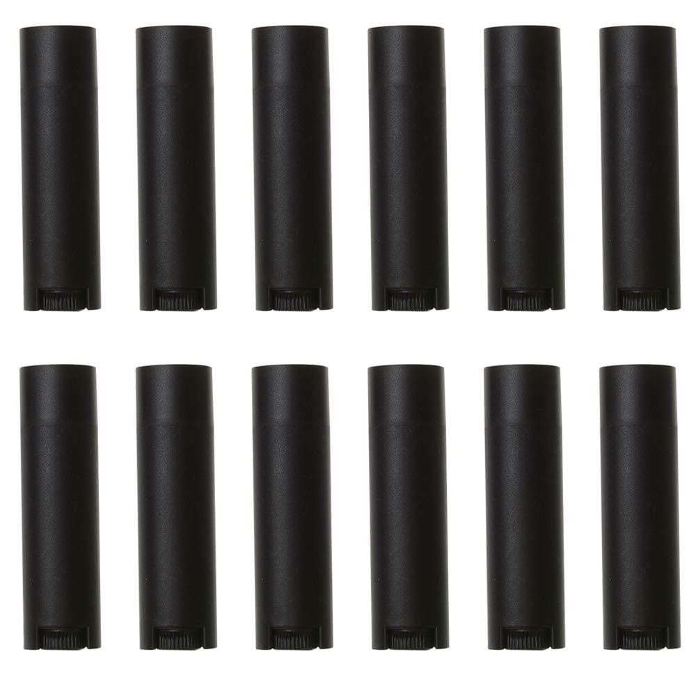 Hunky Dory 5 Grams Black Cosmetics Container for Chapstick Lip Balm, Essential oil, Costemic, Makeup Use (Pack of 6) 4