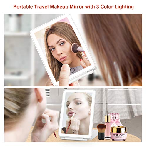 FASCINATE Specchio da viaggio ricaricabile, per il...