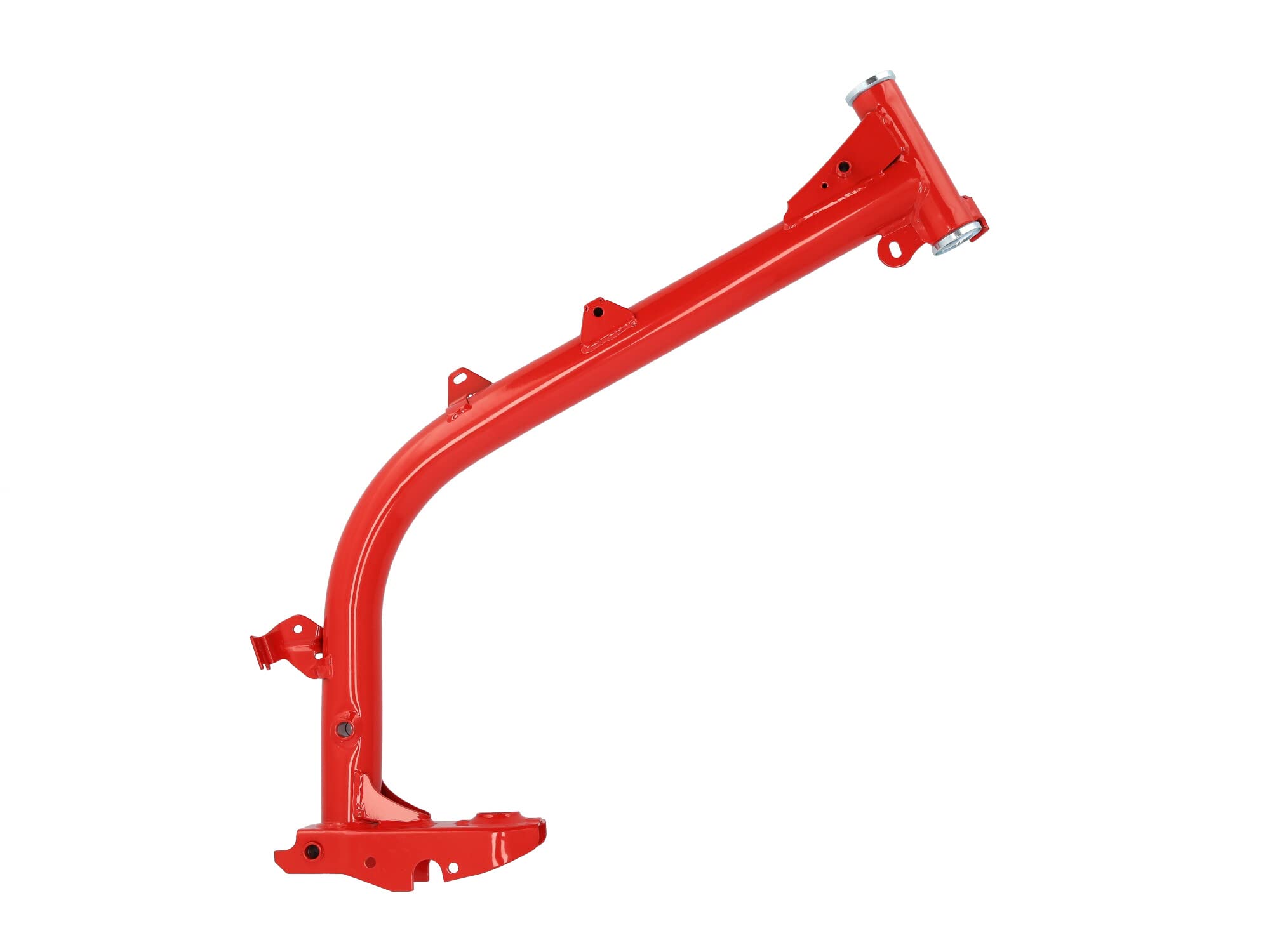 Rahmen, mit Knotenblech Enduro, ohne Typschild, Rot - Simson S51, S53, S70, S83