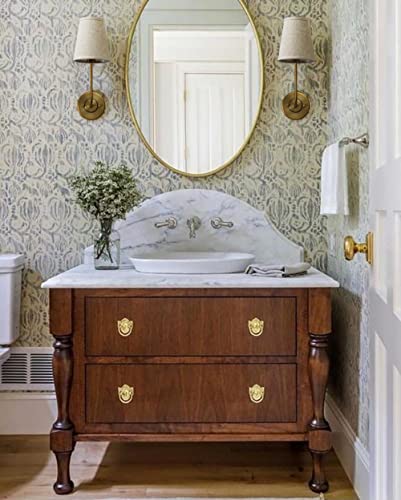 Pathson-Set-of-2-Vintage-Wall-Sconces-Linen-Fabric-Shade-Bathroom-Vanity-Lights-Brass-Finish-Industrial-Wall-Mounted-Fixtures-for-Bedroom-Living-Room-Antique Pathson Set of 2 Vintage Wall Sconces Linen Fabric Shade Bathroom Vanity Lights Brass Finish Industrial Wall Mounted Fixtures for Bedroom Living Room Antique