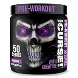 Picture of JNX SPORTS The Curse! Pre Workout Powder for Men & Women, Caffeine, Beta-Alanine, Creatine, L-Citrulline, 50 Servings, Dark Grape Flavor – Boost Energy, Strength & Focus