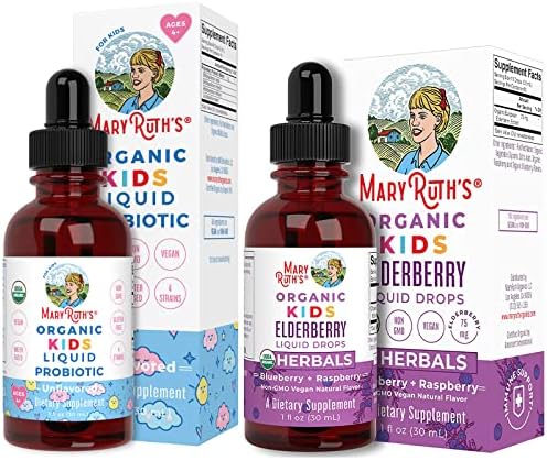 Best health supplement | Kids Probiotic Drops & Kids Elderberry Drops by MaryRuth’s | USDA Organic Liquid Oral Probiotics for Digestive Health for Kids Ages 4+ | Gut Health, Immune Support, Overall Health for Ages 4+ Best health supplement | Kids Probiotic Drops & Kids Elderberry Drops by MaryRuth’s | USDA Organic Liquid Oral Probiotics for Digestive Health for Kids Ages 4+ | Gut Health, Immune Support, Overall Health for Ages 4+