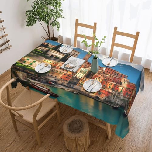 Nappe rectangulaire en tissu imprimé italien pour table de buffet - 2
