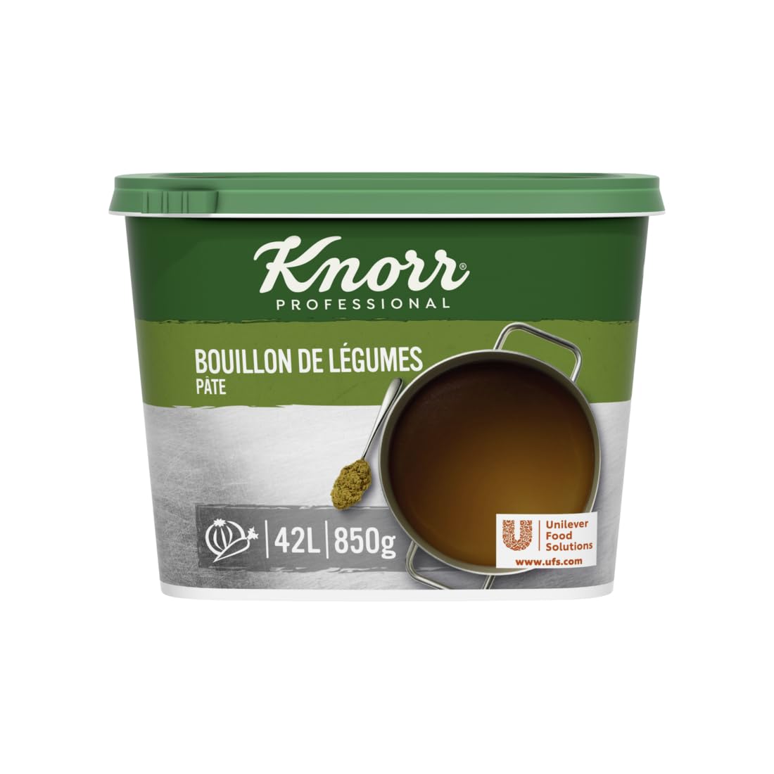 Knorr Professional Bouillon de Légumes en Pâte 850g jusqu'à 42L