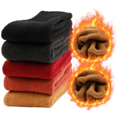 5 Pairs Warm Thermal Socks for Women Cover