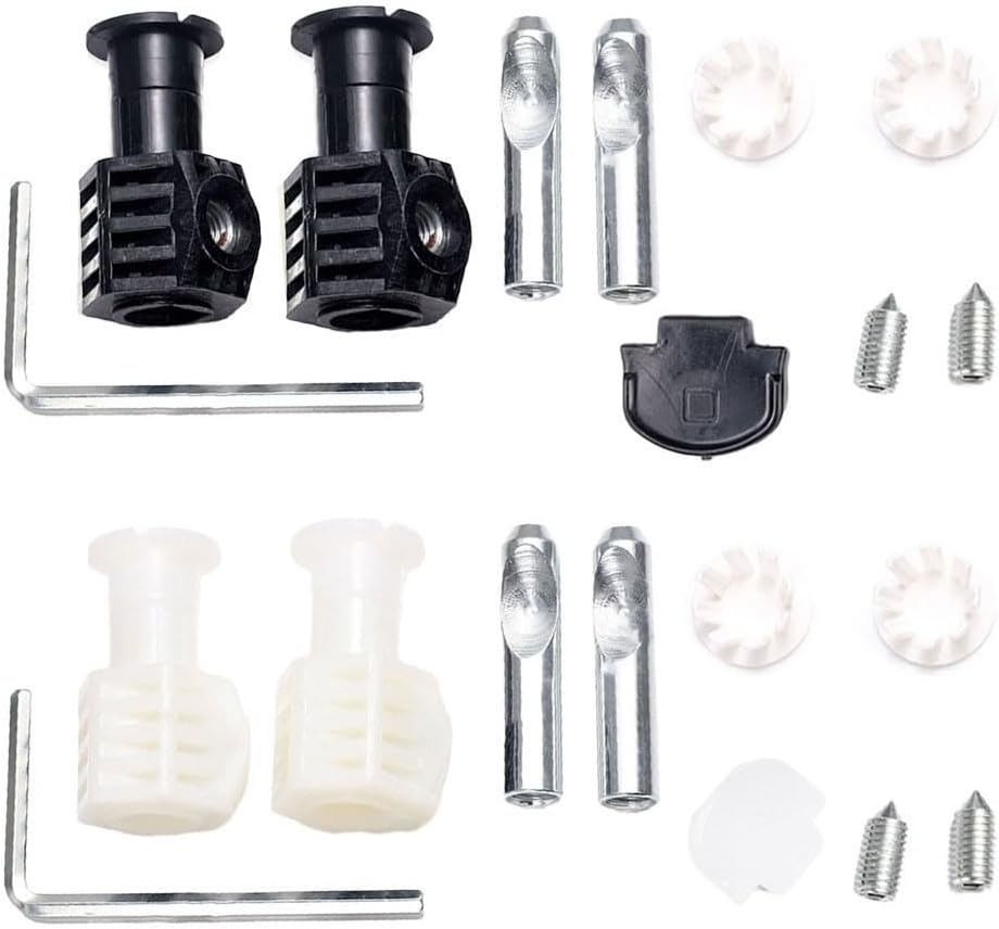 Wall Hung Toilet Fixing Bolts Repair Screws Accessories Toilet Bowl Accessory Connector Tool Fittings Fixing Kits For Bathroom(Black) image 3