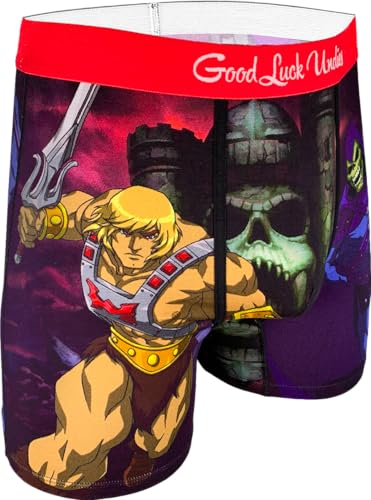 Good Luck Undies Men's Masters of the Universe Boxer Brief Underwear