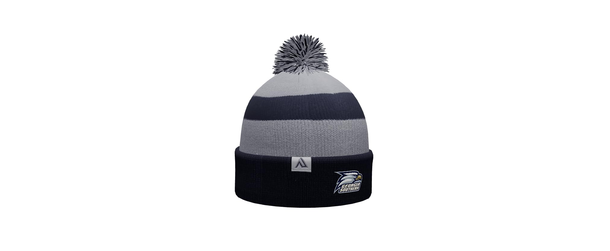Sport Your Gear Georgia Southern Eagles Prime Cuffed Fold Over Pom Pom Winter Knit Hat Beanie Alternate