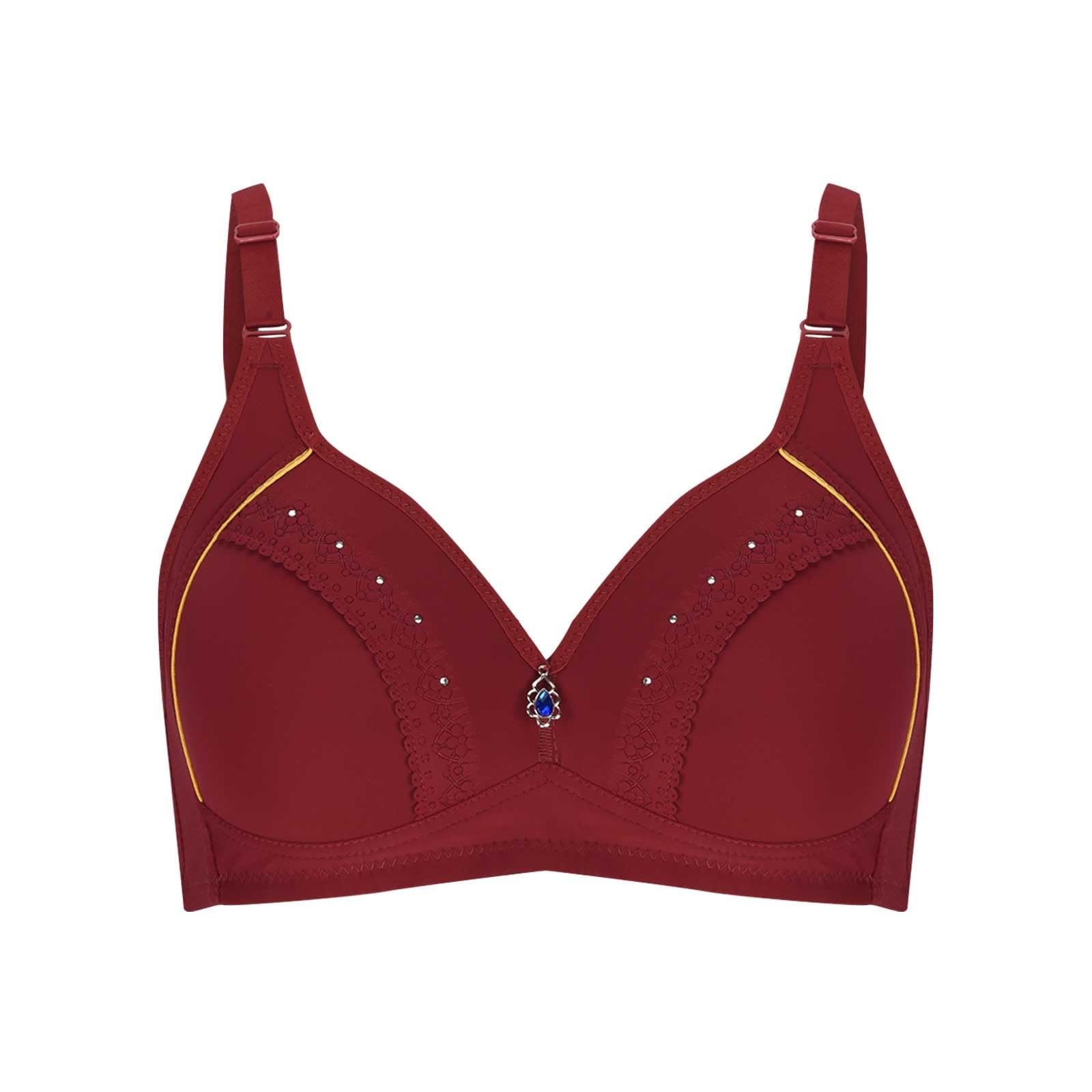 Womens Refined Contour Underwire Bra Wireless Comfort Brassiere Sexy Bras Light Padded Smoothing Bralettes