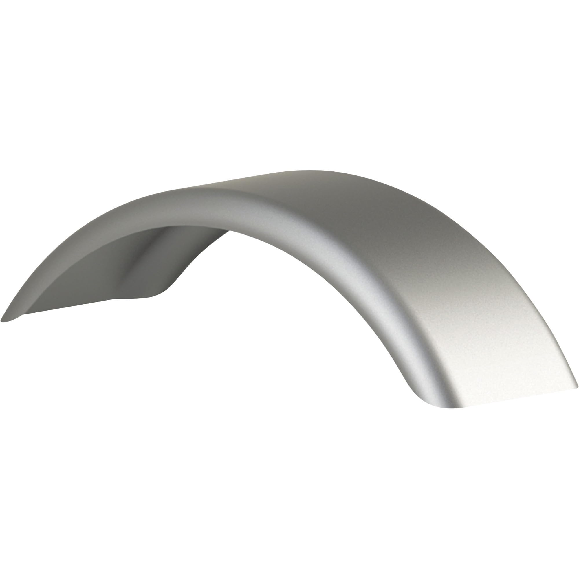 Single Round Steel Fender - fits Single 8in.-12in. Tires, 20in.L x 7in.W x 5 5/8in.H