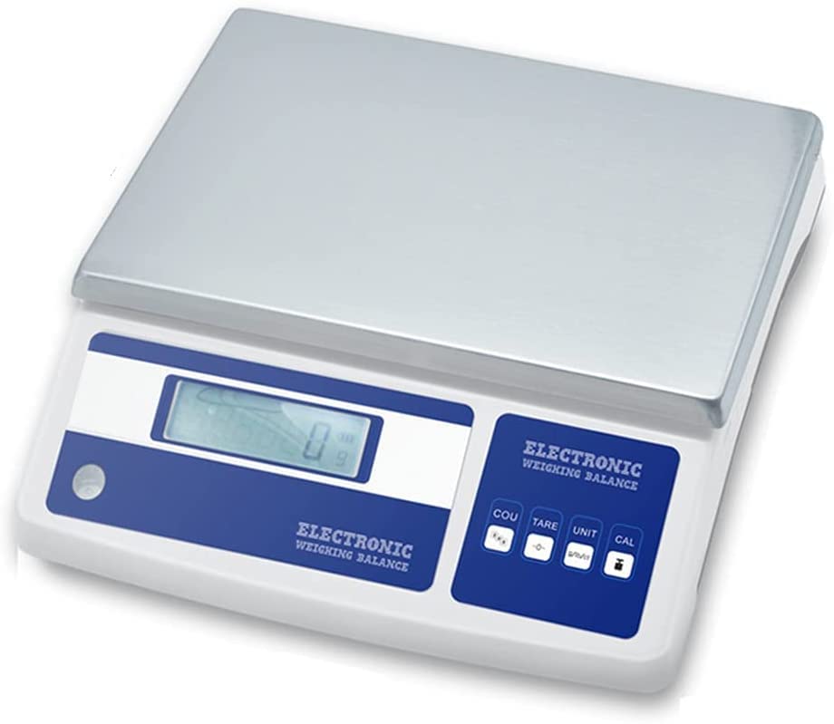 Digital Parts Counting Scale Lab Industrial Counting Weighing Scale 0.1g Precision Electronic Gram Scale Digital Balance，21kg/0.1g