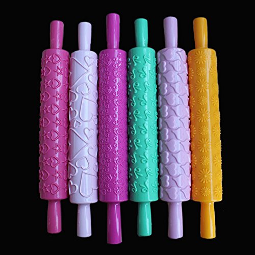 Fondant Cake tools 14 pattern styles baking cake mold rolling pin