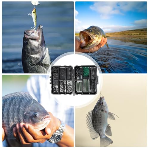 Kit de pêche à la carpe 300 pièces matériel complet accessoires eau douce