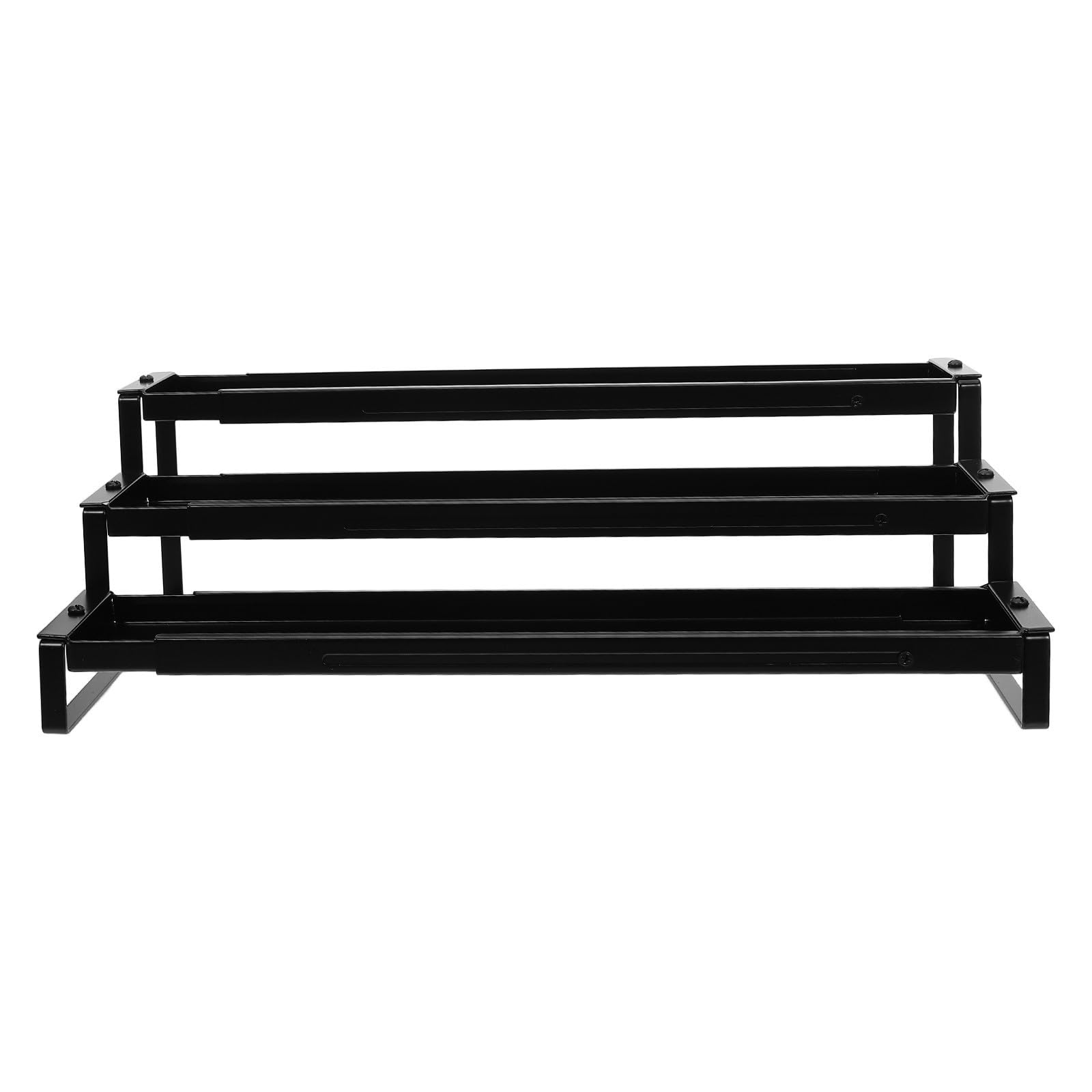 Organizador de Especias de 3 Niveles Extensible de Acero al Carbono