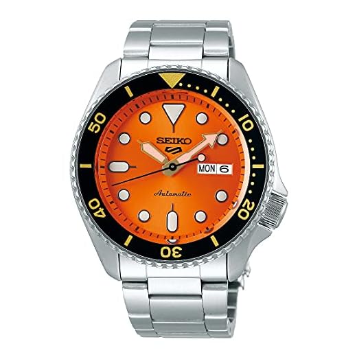 Seiko 5 Sports, Automatisch Horloge, SRPD59K1, Sports/Oranje