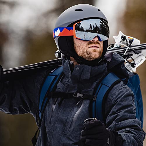 Image of OutdoorMaster Kelvin Ski Helmet - Snowboard Helmet for Men, Women & Youth (Gray,M) | Ski & Snowboard Use,Fits Men,Women & Youth,ASTM Certified Impact Protection,Adjustable Ventilation