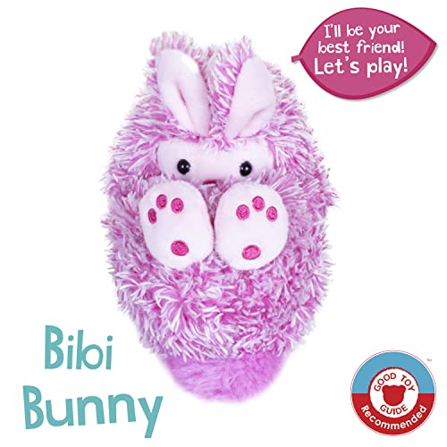 Conejo interactivo de peluche Curlimals Bibi para jugar antes de dormir en la cama 6