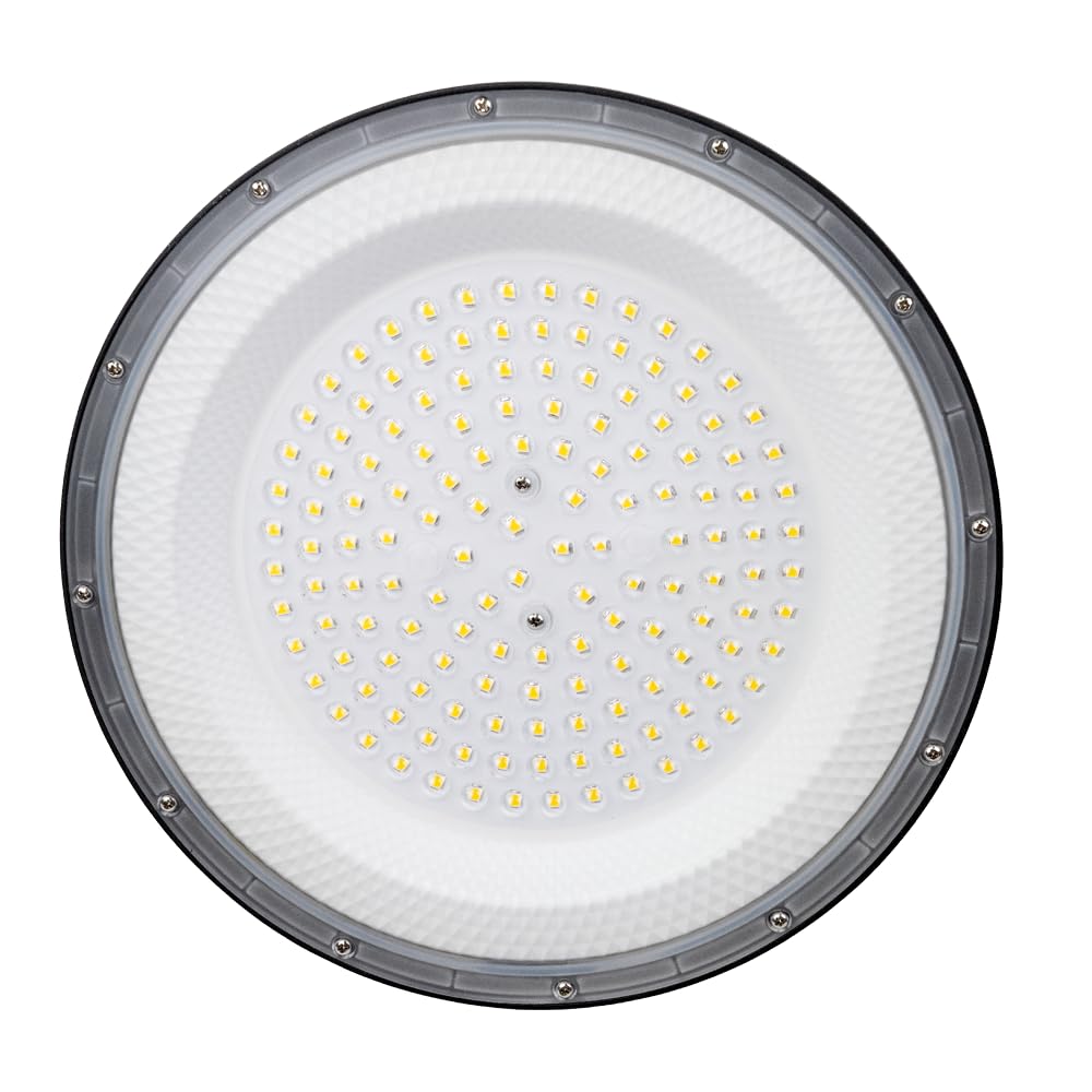 LUXULA 5er Pack LED Hallenleuchte Hallenstrahler UFO High-Bay 150W 15000lm 5000K Neutralweiß IP65 IK08 EPISTAR LEDs - Industriebeleuchtung Werkstatt Lager