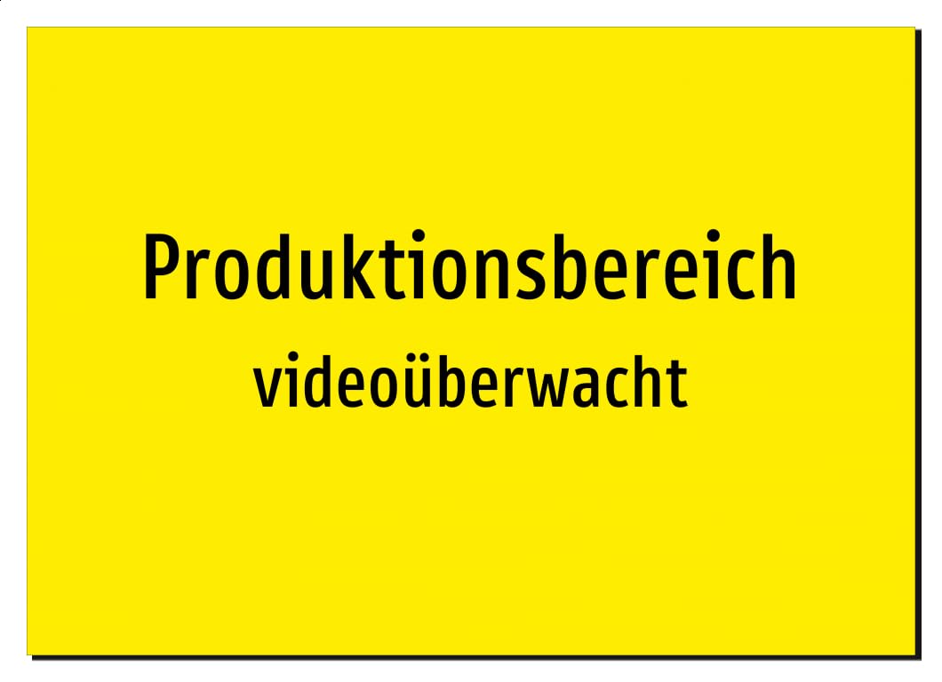 42475-DE-T-08 | Produktionsbereich - videoüberwacht