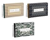 22,3 x P Atmosphera Créateur d\'intérieur Lot De 3 Albums Photos à Spirales 40 Pages \