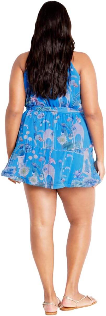 City Chic Women's Plus Size, Belinda Print Playsuit