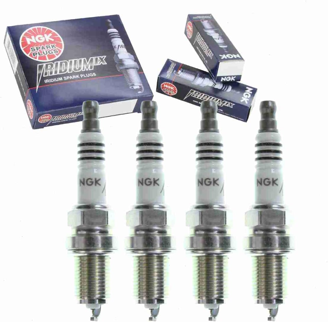 4 pc NGK Iridium IX Spark Plugs compatible with Mercedes-Benz SLK230 2.3L L4 1998-2000