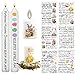 JOFONY 6 Blatt Kerzentattoos,Ostern Kerzensticker,Kerzen Tattoo kerzenfolie,Wasserschiebefolie Kerzen Dekorieren für Kerzen Keramik Tasse DIY Geschenk Tattoo günstig Kaufen-JOFONY 6 Blatt Kerzentattoos,Ostern Kerzensticker,Kerzen Tattoo kerzenfolie,Wasserschiebefolie Kerzen Dekorieren für Kerzen Keramik Tasse DIY Geschenk