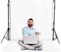 MONT MALHAS, TECIDO FUNDO INFINITO BRANCO PARA ESTÚDIO FOTOGRÁFICO 4,00 x 1,90 METROS