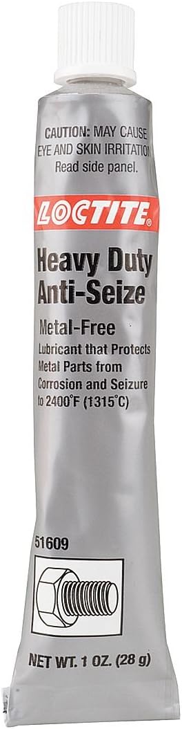 51609 Gray LB 8009 Heavy Duty Anti-Seize Lubricant, -20 Degree F Lower Temperature Rating to 2400 Degree F Upper Temperature Rating, 1 fl. oz. Tube