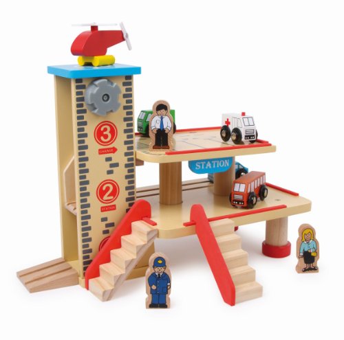 Scène de parking Legler figurines pour jouer dans la chambre