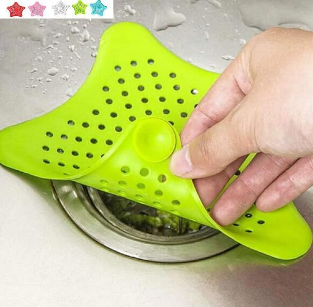 Qwid Silicone Shower Drain Strainer and Hair Catcher - Bathroom Sink Stopper - Hair Blocker for Shower Drain - Drain Cover Trap - Pack of 4-image-19