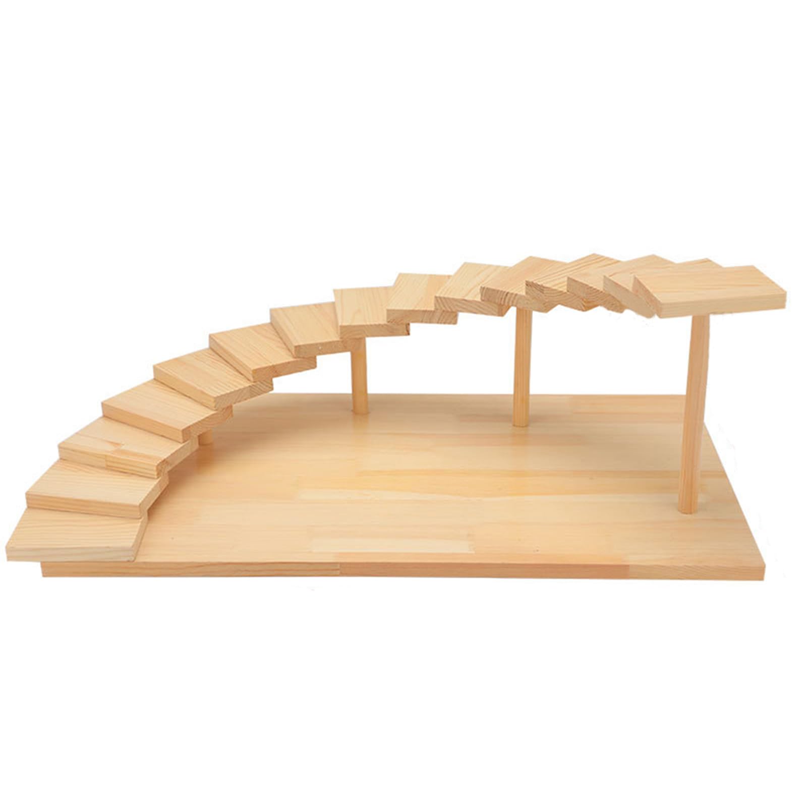 Rotation Étapes Escaliers Assiette Viande Assiette Sushi Plat Niveau