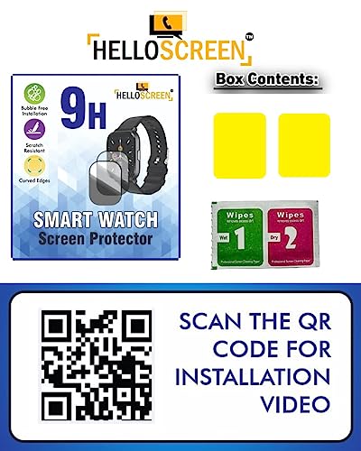 Image of 9H Screen Protector Flexible TPU Screenguard For NOISE COLORFIT HRX SPRINT [1.91 inch] Smartwatch (2 Pack) - Unbreakable Hydrogel TPU Film [ Not A Tempered Glass]