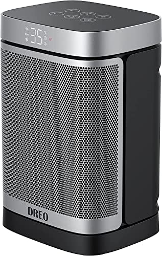 Dreo Space Heater, 3-Mode 3-Speed, 12H Timer, 70° Oscillation, Thermostat, Remote Control, Energy Efficient Electric Ceramic Heating, Overheating-, Tip-Over-Protection, Silent Fan Heater for Home Use