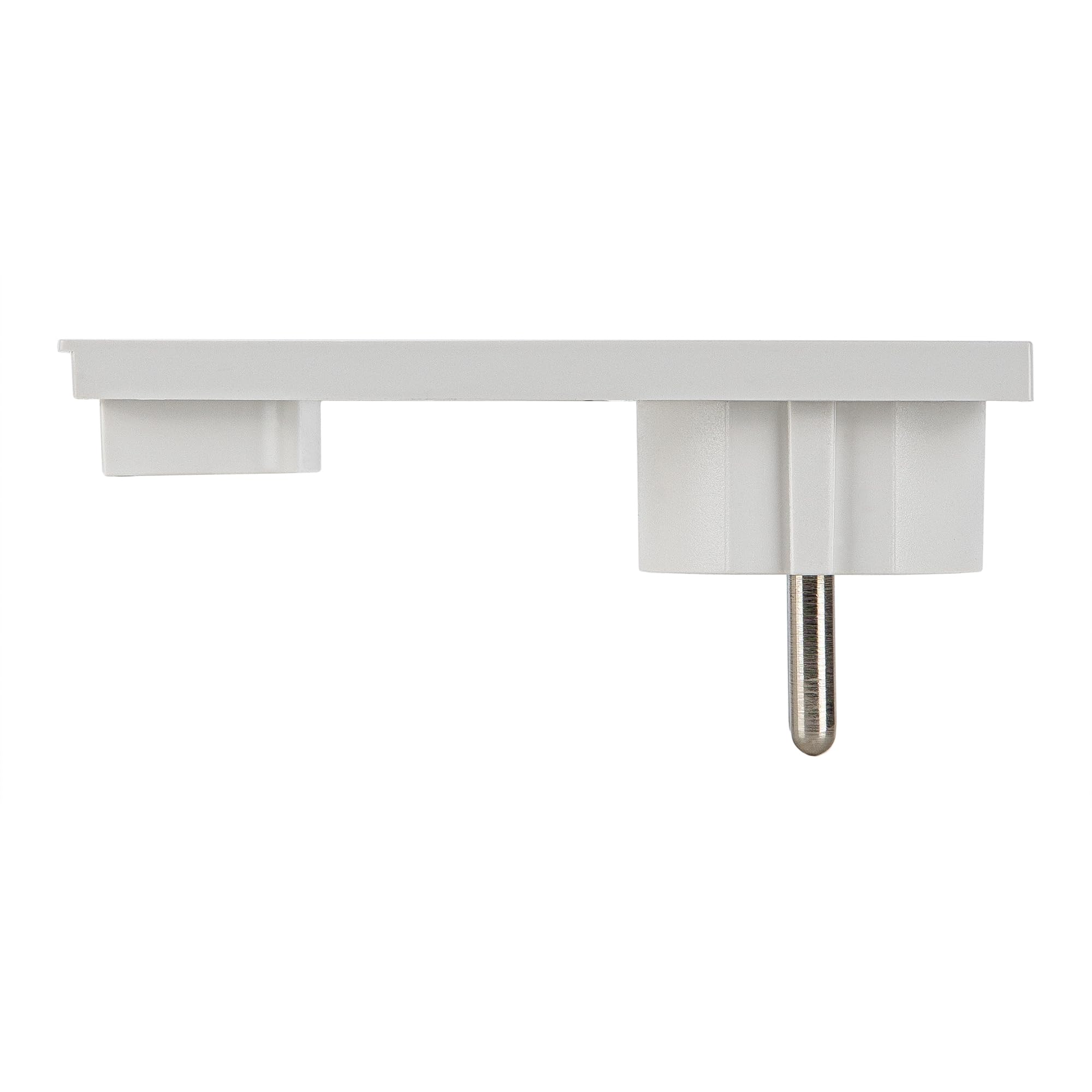 FANTON 80065 Spina schuko ultrapiatta salvaspazio orientabile 2P+T 16A mod. CLOCK Colore Bianco